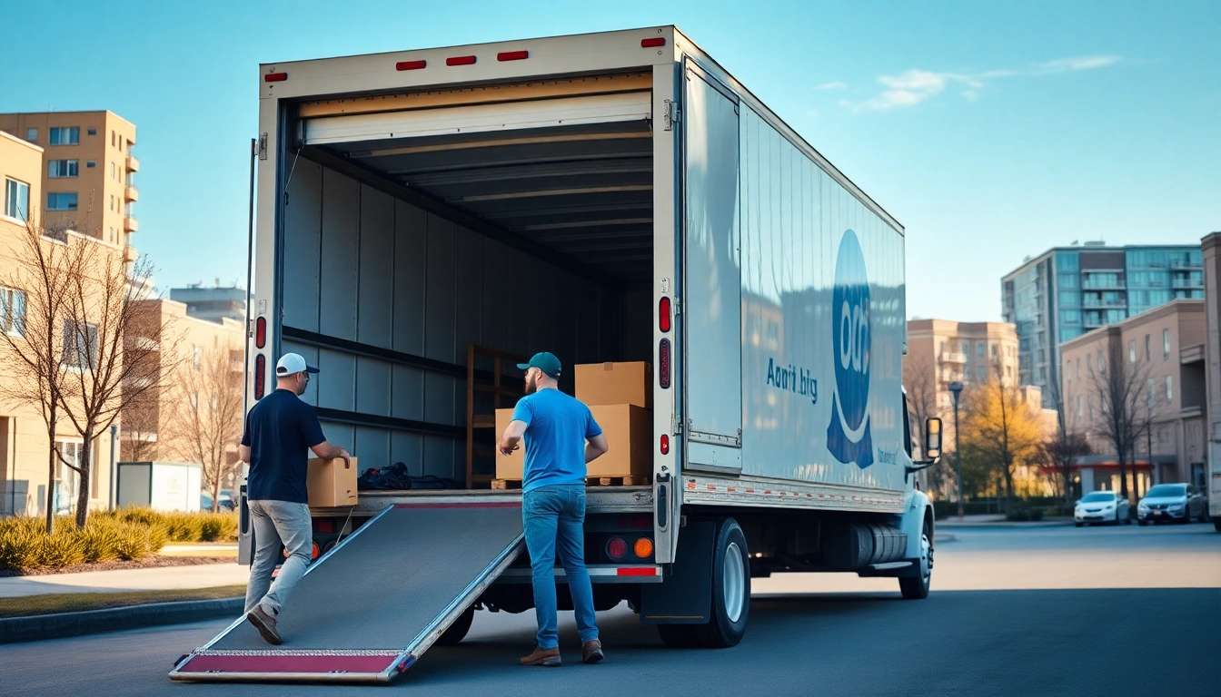 Apex Calgary Moving Solutions team efficiently loading a moving truck to ensure a smooth relocation process in Calgary.