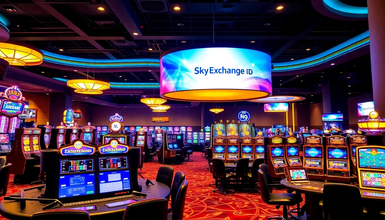 Secure Sky Exchange ID registration process with a user-friendly interface, showcasing login and gaming platforms for seamless betting experience.