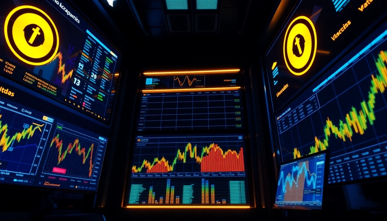 Professional crypto exchange platform showcasing advanced trading interface and digital assets
