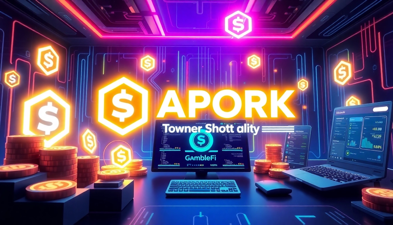 Visual illustration highlighting the APORK Token Supply, demonstrating multi-chain integration,