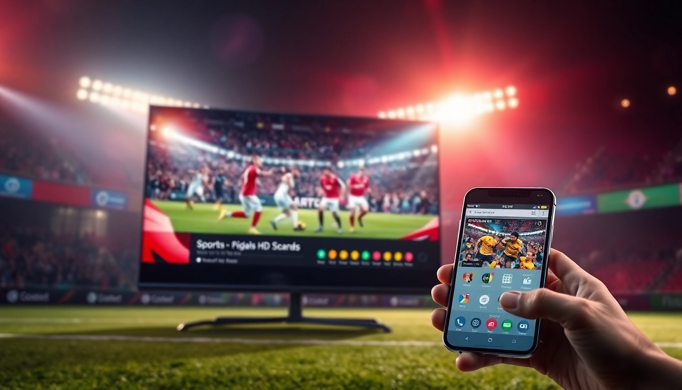 StreamEast logo on a vibrant sports streaming platform showing live sports action in HD quality